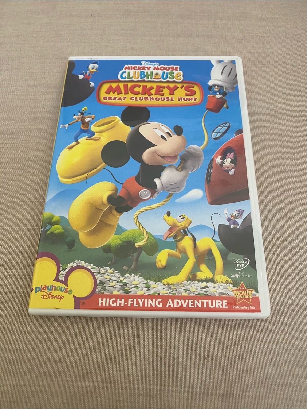 Disney Mickey Mouse Clubhouse DVD - Blue and Yellow Cover